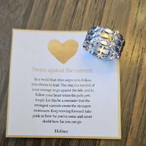 Silver Statement Ring Size 6